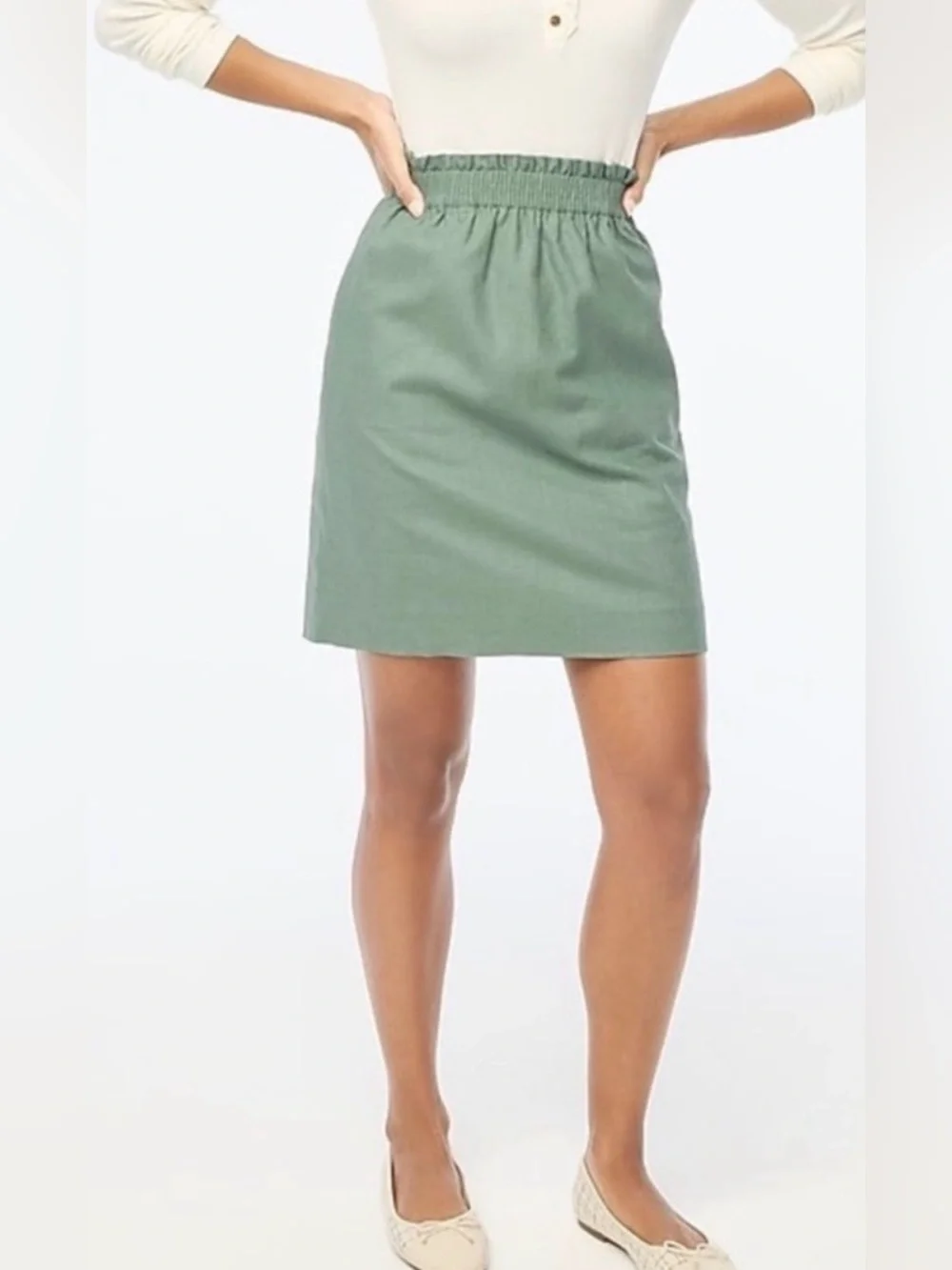 J Crew Linen Blend Skirt. Ladies Size 6